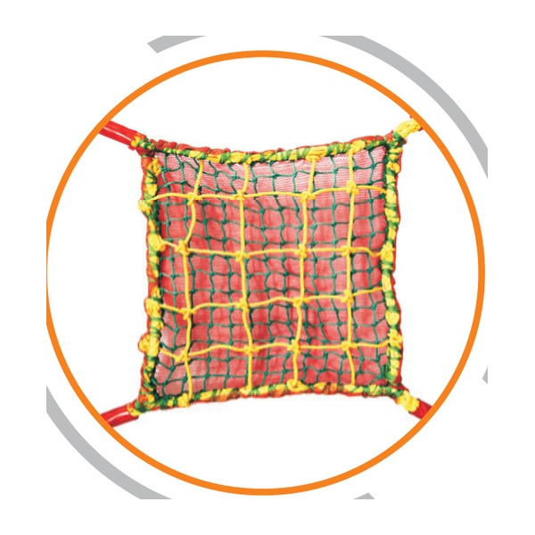 IND-NET-009 Triple Layer Construction Safety Net (4mm + 2.5mm + Containment Net)